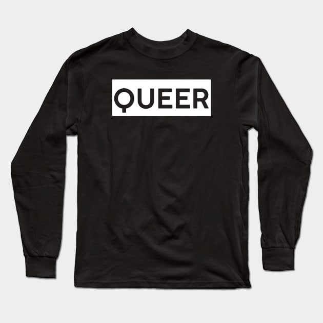 Queer Square Long Sleeve T-Shirt by TheGentlemanPeacock